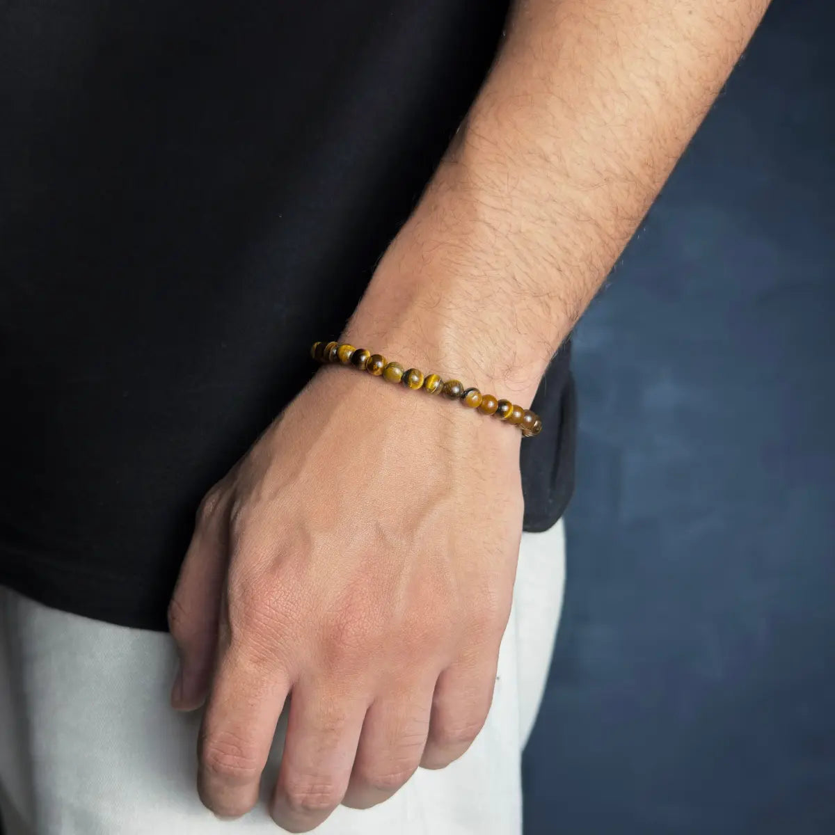 Pulseira Cairo - Pedra Olho de Tigre