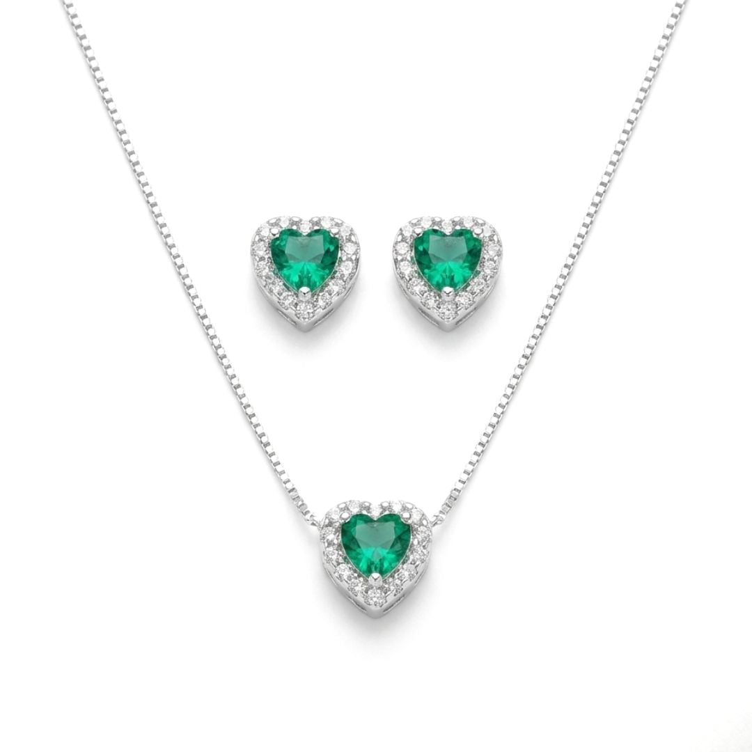 Colar Viridia (Par de brincos de brinde)